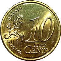 10 Euro Cents reverse