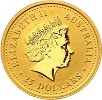 25 Dollars obverse