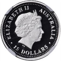 15 Dollars obverse