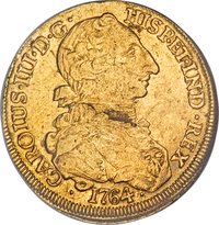 8 Escudos obverse