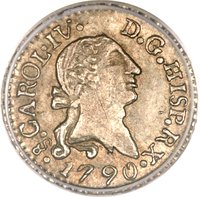 ¼ Real obverse