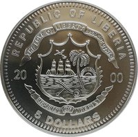 5 Dollars obverse