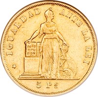 5 Pesos reverse