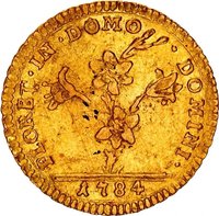 ½ Doppia obverse