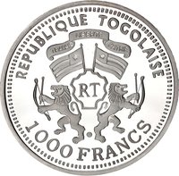 1000 Francs CFA obverse