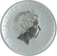 30 Dollars obverse