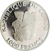 1000 Francs CFA obverse