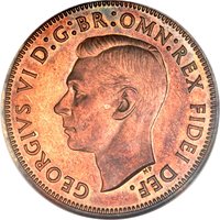 ½ Penny obverse