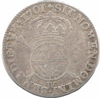 ¼ Silver Ecu reverse