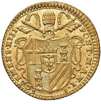 ½ Zecchino obverse