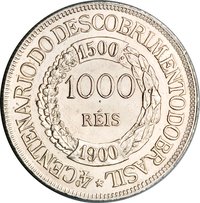 1000 Réis reverse