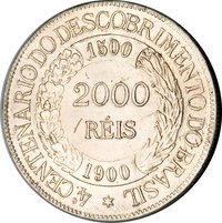 2000 Réis reverse
