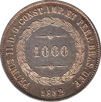 1000 Réis obverse