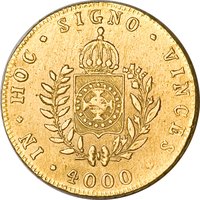 4000 Réis reverse