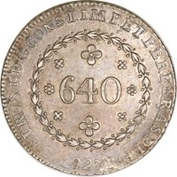 640 Réis obverse