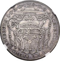 ½ Thaler - ½ Guldiner reverse