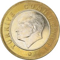 1 Lira obverse