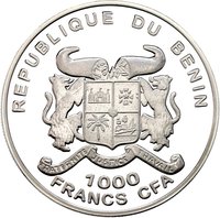 1000 Francs CFA obverse