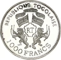 1000 Francs CFA obverse