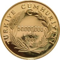 50000000 Lira obverse