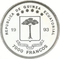 7000 Francos CFA obverse