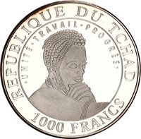 1000 Francs CFA obverse