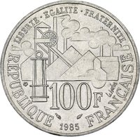 100 Francs reverse