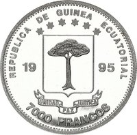 7000 Francos CFA obverse