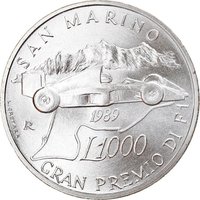 1000 Lire reverse