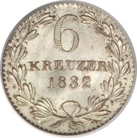 6 Kreuzers reverse