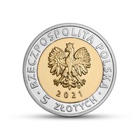 5 Zlotys obverse