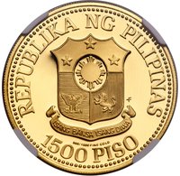 1500 Pesos obverse