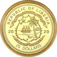 25 Dollars obverse