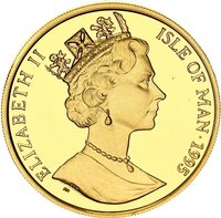½ Crown obverse