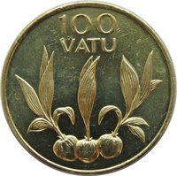 100 Vatu reverse