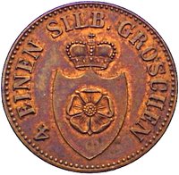3 Pfenninge obverse