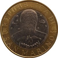 1000 Lire obverse