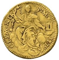 ½ Zecchino obverse