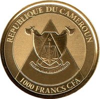 1000 Francs CFA obverse