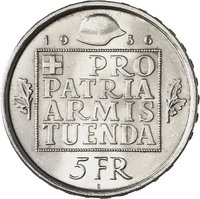 5 Francs reverse