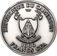 1000 Francs CFA obverse