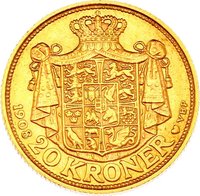 20 Kroner reverse