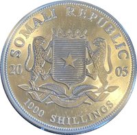 1000 Shillings obverse