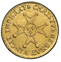 ½ Gold Louis reverse