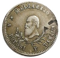 ¼ Melgarejo obverse