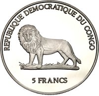 5 Francs obverse