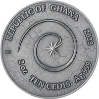 10 Cedis obverse