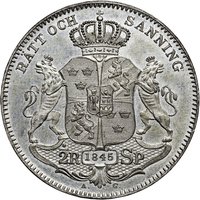 ½ Riksdaler Specie reverse