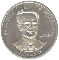 5 Francs reverse