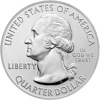 ¼ Dollar obverse